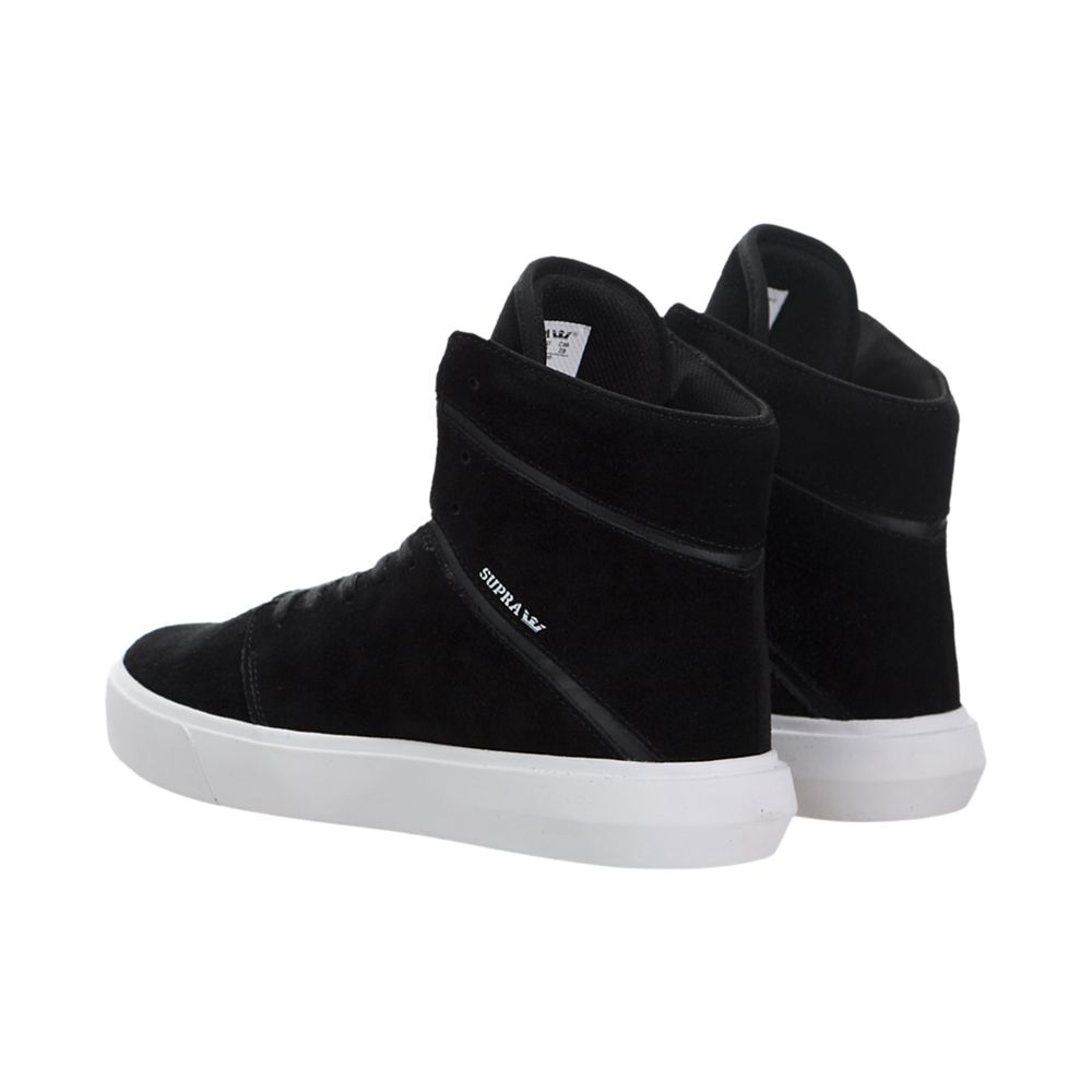 Chaussures de Skate Supra Camino Noir Black/White Homme | BLS-92716445